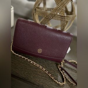 Tory Burch Robinson Chain Wallet